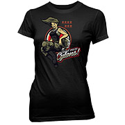 Battlestar Galactica Send More Cylons Juniors Black T-Shirt